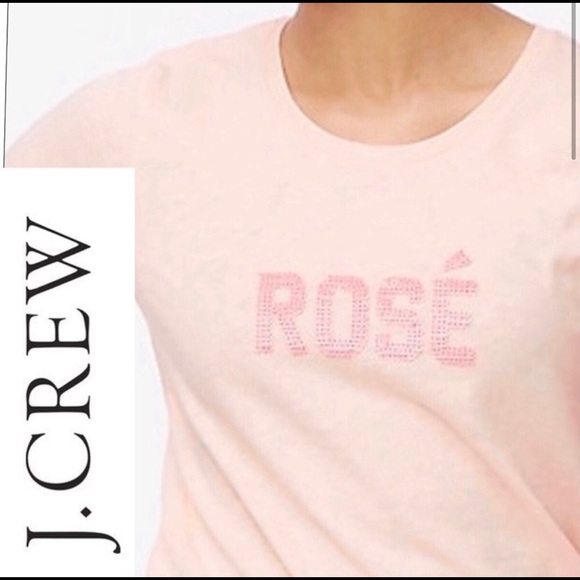 J. CREW COLLECTOR TEE PINK ROSÉ XL✨💖 - Picture 3 of 11